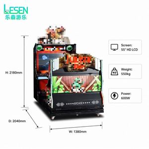 เครื่องเกมอาร์เคด VR LCD ขนาด 55 นิ้ว แบบจำลองเกมยิงปืนคู่ ใช้เหรียญ ควบคุมด้วยการเคลื่อนไหว - Product Image 5