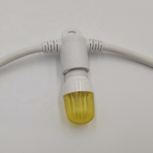 Ningbo fábrica precio más al aire libre luces de adorno bombilla de 5m 10m conectable impermeable e14 cinturón intermitente led de cadena luces - Product Image 3