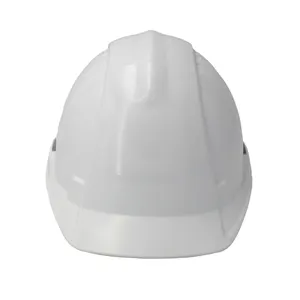 Casco de seguridad industrial de construcción de ingeniería de protección de edificios de logotipo personalizado de venta directa casco de trabajo con 4 puntos