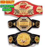 Ceinture de championnat de lutte en alliage de zinc de haute qualité, sur mesure, ceintures de titre en métal pour les tournois professionnels de MMA et de boxe