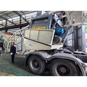 Neue CE tragbare 60 m3/h Mini-Zementwerk Lieferant Heißasphalt-Mischa nlage Motor Electric YHZS60 Mobile Beton mischa nlage - Product Image 4