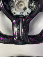 Volant sport en fibre de carbone forgée/cuir pour BMW compatible avec F20 E92 E60 F30 F10 X5 X6 M3 M4 M5 M6 avec écran LED