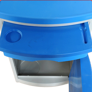 الأكثر مبيعًا طاولة السرير بجانب سرير المستشفى خزانة المعدات الطبية المستخدمة في المستشفى - Product Image 3