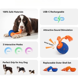 Active Smart Interactive Dog Toy Wicked <b>Ball</b> Automatic Moving <b>Bouncing</b> Rotating for Medium and Large Dogs - Product Image 3