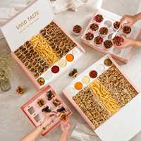 Boîte d'emballage en papier pour chocolats, bonbons, dattes, cadeaux de la Saint-Valentin, emballage de dattes au chocolat, boîte pour le Moyen-Orient