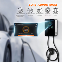 Pengisi Daya Mobil Listrik Tenaga Surya 22KW Baru 32A dengan Steker Tipe 2/GBT Kontrol APP IP54 OCPP 1.6J/2.0.1