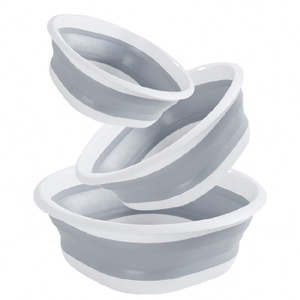 Meilleure vente Grand <span class=keywords><strong>bassin</strong></span> de vaisselle en plastique pliable carré multifonctionnel durable, <span class=keywords><strong>Bassin</strong></span> d'eau Nécessités quotidiennes - Product Image 6