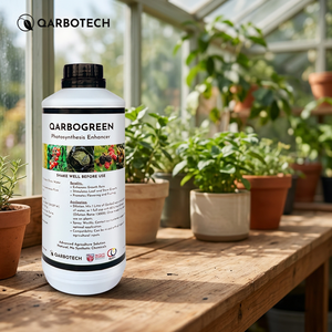 Engrais biologique liquide QARBOGREEN pour améliorer la photosynthèse, stimuler la croissance des cultures et favoriser la floraison - Product Image 2