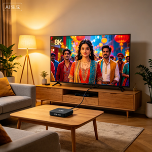 Boîtier TV intelligent, lecteur multimédia haute définition, chaînes en direct mondiales et <span class=keywords><strong>VOD</strong></span>, appareil de divertissement à domicile - Product Image 4