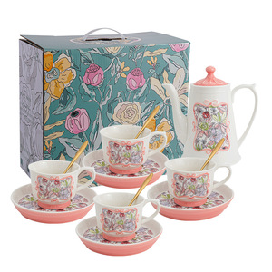 Dancing ELF loạt hiện đại Antique Sứ lưu niệm Hộp Quà Tặng thiết lập bao gồm cup saucer cốc cà phê nước ấm đun nước - Product Image 5