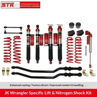 Kit de modification tout-terrain Jp JK Jeep Wrangler avec amortisseurs à azote, bras longs et courts (3 pouces/4 pouces)
