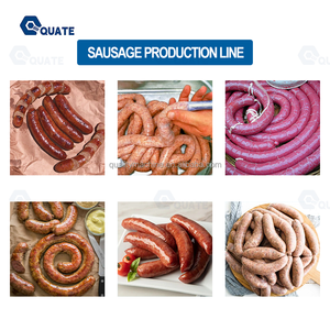 Ligne de production de fabrication de saucisses à haute efficacité avec remplisseuse <span class=keywords><strong>sous</strong></span> <span class=keywords><strong>vide</strong></span>, système de boyau, équipement de <span class=keywords><strong>cuisson</strong></span> et de refroidissement - Product Image 6