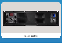 Module d'amplificateur de puissance en aluminium 2 canaux 3200W, audio haute résolution, haut-parleurs actifs pleine fréquence, caissons de basses professionnels