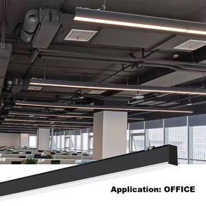 <span class=keywords><strong>Luz</strong></span> lineal LED <span class=keywords><strong>indirecta</strong></span> para iluminación de oficina, marco de carcasa de aluminio negro/Blanco/plateado, 40W, 120cm - Product Image 6