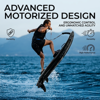 Planche de surf électrique motorisée en fibre de carbone étanche, prix usine, avec repose-pieds brillants et discrets