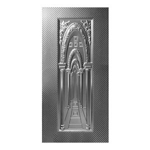 Tôle galvanisée et panneau pressé ignifugé Peau de <span class=keywords><strong>porte</strong></span> en acier métallique - Product Image 5