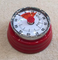 Minuteur de cuisine LED moderne en plastique, super sonore, mécanique, compte à rebours, écologique, outil de cuisson, alarme pour tomates