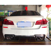 Nouveau kit carrosserie modifié pour BMW Série 5 F10 F18 2011-2016 : Lame avant et diffuseur arrière en fibre de carbone M5