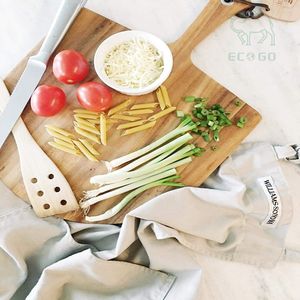 Palette à glissière en acier inoxydable, épluchures à poussoir en bois 16, épluchures à pizza perforées de 12 pouces avec pizza - Product Image 1