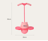 Ballon de jeu d'équilibre en plastique vert de haute qualité pour intérieur/extérieur, machine de fitness de type hopscotch, jouet pour enfants, ballon élastique