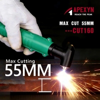 Mesin Pemotong dan Pengelasan Plasma Udara Inverter 3 Fasa Heavy-Duty 2-in-1 APEXYN CUT160, Ketebalan Pemotongan 55mm, 27.1KW CNC