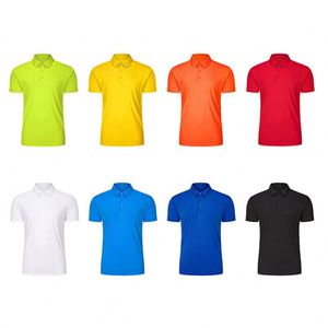 Nouveaux polos de travail à manches courtes pour hommes et femmes pour l'été, vêtements de bureau pour entreprises - Product Image 3