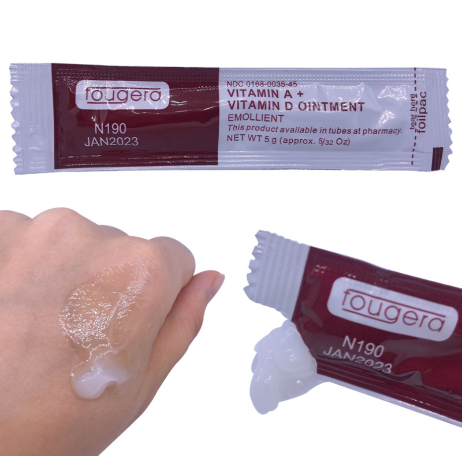 100 шт./пакет Перманентный макияж 5g тату крем для бровей для ремонта татуировки Гель витамин с витаминами A и D и восстанавливающий крем для ухода за использования после татуировки золото мешок коричневый