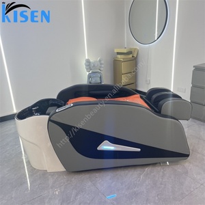 Muebles de Salón Estilo Europeo Kisen, Equipo para Lavar el Cabello, Unidad de Lavado con Silla de Champú, Sillas de Champú con Masaje Eléctrico - Product Image 1