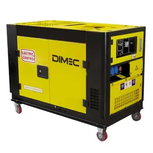 PME10000SE 11KVA refrigerado por agua motor v-twin silencio venta de generadores Diesel.