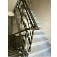 Rampe en verre et métal moderne sur mesure pour usine |   Rampe d'escalier en alliage d'aluminium pour balcon |   Balustrade résistante à la rouille avec revêtement en poudre
