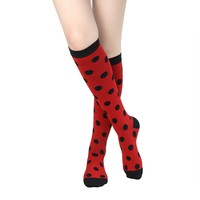 Chaussettes de compression imprimées OEM unisexe, hauteur genou, pour sport, course à pied, soins infirmiers, avec logo personnalisé – Vente en gros