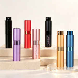 8ml 10ml 15ml Aluminum Glass Pump Case Atomizer <b>Perfume</b> <b>Bottle</b> - Product Image 2