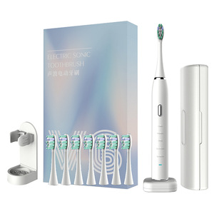 Electric Sonic Toothbrush Rechargeable IpX7 Waterproof With 6 Brush Heads For Home Use - Product Image 3