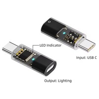Adaptateur USB-C pour Apple Pencil : Prise en charge de la synchronisation et de la charge des Apple Pencil 1ère génération et des iPad 10e génération – Connecteur de charge Type-C pour Apple Pencil