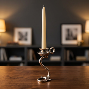 Support de bougie en métal équestre, bougeoir décoratif d'inspiration cheval, centre de table vintage pour la décoration intérieure et la salle à manger - Product Image 4
