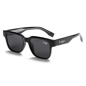Gafas de Sol Cuadradas Negras para Hombre, Polarizadas 2026, Gafas de Sol Personalizadas con Logotipo, Fabricante de Gafas de Sol Tr90 - Product Image 1