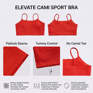 Précommande <span class=keywords><strong>Prix</strong></span> Usine Soutien-gorge de Sport Vêtements de Fitness Yoga Vente en Gros Haut Court Rembourré pour Femme Entraînement Gym Yoga - Product Image 3