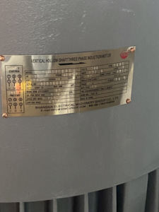 Moteur asynchrone triphasé TECO VEM HITACHI VHS à vente chaude, 1,150 CV à 500/3600/1800/1200/900 tr/min, 460 V 60 Hz - Product Image 4