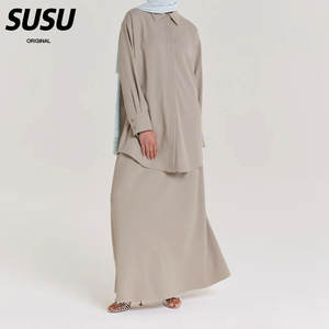 SUSU misura abbigliamento <span class=keywords><strong>donna</strong></span> elegante <span class=keywords><strong>Oversize</strong></span> ricamato camicetta di <span class=keywords><strong>lino</strong></span> taglie forti camicette e camicie modeste da <span class=keywords><strong>donna</strong></span> - Product Image 2