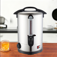 Chauffe-eau électrique compact et durable en acier inoxydable de 16 L, distributeur d'eau chaude commercial haute capacité pour hôtel, buffet, cuisine