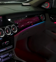 Pour Mercedes CLS W218 2012-2017 : Éclairage d'ambiance 4D, tweeter rotatif, cache-haut-parleur de ventilation intérieur de voiture, amélioration de l'éclairage