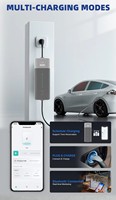 Nouveau point de charge mobile haute efficacité certifié CE, 11 kW, 16 A, 3 phases, avec câble EVSE Type 2 et système de prise interchangeable