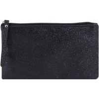 Logo personnalisé Petit Glitter Bling Bling Coin Change Purse Shiny PU Zipper Pouch Storage Bag Travel Makeup Cosmetic Bag