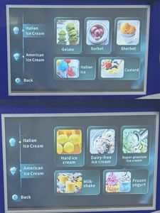 آلة لفائف الآيس كريم الصلبة 10 برامج في مخزون الولايات المتحدة الأمريكية ، معدات الوجبات الخفيفة ، ماكينة الجيلاتي والآيس كريم الإيطالية الأوتوماتيكية - Product Image 3