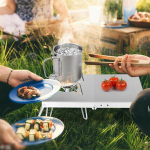 Mesa Plegable Ligera para Estufa de Gas, Soporte para Estufa, Escritorio para Barbacoa en la Playa, Equipo Portátil para Acampar y Hacer Senderismo al Aire Libre - Product Image 5