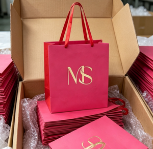 Sacs en papier personnalisés avec logo imprimé pour la vente en gros, les boutiques, les vêtements, les chaussures, l'emballage, les sacs de shopping - Product Image 2
