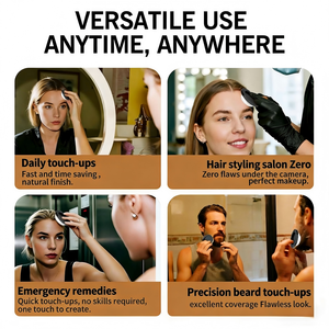 Poudre de remplissage pour la ligne des <span class=keywords><strong>cheveux</strong></span> Kasimme – Imperméable, résistante à la transpiration, tenue forte, longue durée, épaississante/volumisante pour les <span class=keywords><strong>cheveux</strong></span> du front - Product Image 5