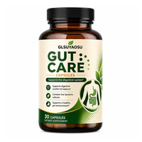 Capsules pour la santé intestinale des adultes OEM ODM, 30 unités - Complément enzymatique digestif, probiotiques, sans gluten, végétalien, santé intestinale