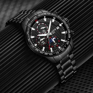 <span class=keywords><strong>Reloj</strong></span> de Pulsera para Hombre, Multifunción, con Tira Luminosa, Colores de Moda, Resistente al Agua, <span class=keywords><strong>Reloj</strong></span> de Cuarzo, Nuevo Modelo 2020 - Product Image 3