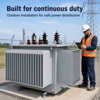 Transformateur immergé dans l'huile triphasé pour postes de transformation extérieurs et réseaux électriques industriels